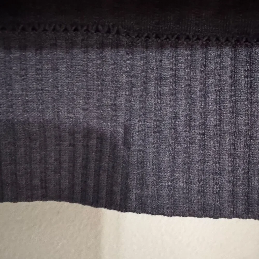 Lululemon Ebb to Street Long Sleeve Shirt black gray size 4